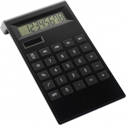 ARNOŠT stolová kalkulačka, čierna